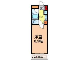 フレンズハイム光栄の物件間取画像